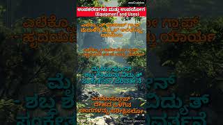 ವೈಜ್ಞಾನಿಕ ಉಪಕರಣಗಳು ಹಾಗೂ ಅದರ ಉಪಯೋಗಗಳು  scientific instruments and their uses [upl. by Gerlac]