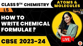 How to Write Chemical Formulae  Atoms and Molecules  CBSE Class 9 Science Chemistry Ch3Cbse2024 [upl. by Church348]