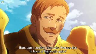 Escanor VS Estarossa Eng Dub [upl. by Enedan]