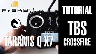 ❓ cómo instalar TBS Crossfire en Taranis Q X7  fpv drone [upl. by Spatz9]