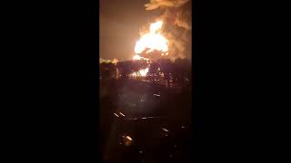 Breaking Two oil depots destroyed in Bryansk Russia Huge explosions Ukraine Russia War [upl. by Eldwin]