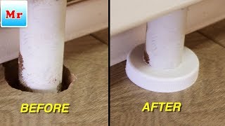 Laminate Flooring Installation How to Make Pipe Cover for Free [upl. by Ronile]