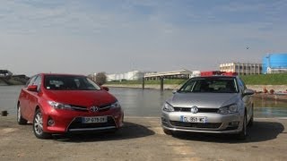 Comparatif Golf vs Auris [upl. by Corey]