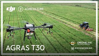 DJI Agras 1030 T10T30  Digitale Landwirtschaft aus der Luft [upl. by Janik]