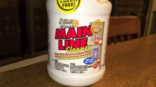 Main Line Cleaner Review [upl. by Nikolaos]