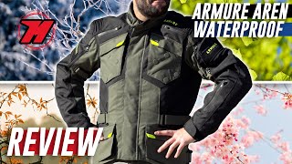 REVIEW chaqueta de moto 4 ESTACIONES ARMURE Aren ¡para TODO EL AÑO 🌧️☀️ [upl. by Meluhs]