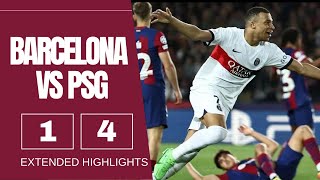 Barcelona vs PSG 14 Extended Highlights Goals and Commentary  2024 Champions League [upl. by New752]