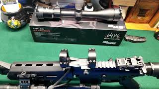 Installing the Sig Sauer Buckmasters Riflescope on a Smith and Wesson MampP 15 Sport II 5 56 Rifle [upl. by Eerbua]