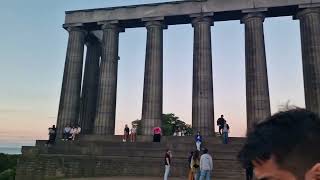 Calton Hill Edinburgh Scotland UK  Walking Around Scotland Calton Hill Edinburgh 4K edinburgh [upl. by Teddy282]