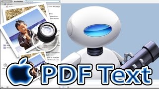 How to Extract TEXT from PDF on macOS  Convert PDF to TEXT in Automator Workflow [upl. by Hsenid62]