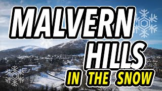 Malvern Hills in the Snow  4K Drone video DJI Mavic Air 2 [upl. by Eus365]