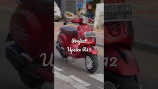 UpSize R12 Vespa S Iget vespa cinematic cinematicvespa vespaindonesia vespas [upl. by Minton]