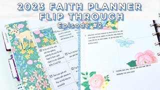 Part 2  📖 Faith Journal Set Up in a Happy Planner amp Flip Through  2023 Happy Planner [upl. by Eitisahc]