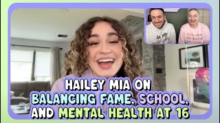 Hailey Mia from The Voice amp American Idol on Balancing Fame School and Mental Health at 16 🎤🌟 [upl. by Lecia]