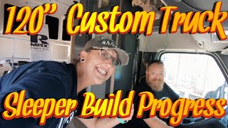 120quot CUSTOM AA TRUCK SLEEPER BUILD PROGRESS [upl. by Inahc870]