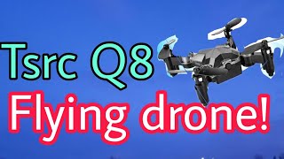 Flying my drone TSRC Q8 learning the skills [upl. by Ettelrahc]