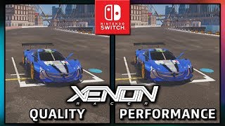 Xenon Racer  Quality VS Performance 104  Frame Rate TEST on Switch [upl. by Aidnahs631]