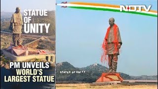 PM Unveils Sardar Patels Statue Of Unity Worlds Tallest [upl. by Chas444]