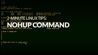 How to use the nohup command [upl. by Fallon]