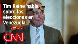 El senador Tim Kaine habla sobre las elecciones en Venezuela y el curso de las campañas en EEUU [upl. by Mead655]