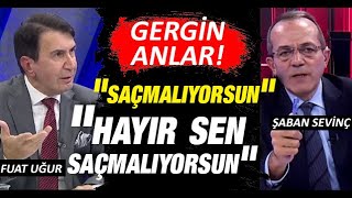 Fuat Uğur ile Şaban Sevinç arasında gergin anlar quotSaçmalıyorsunquot quotHayır sen saçmalıyorsunquot [upl. by Richey282]