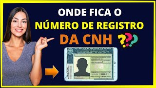 Onde fica o número da CNH  Descubra já [upl. by Ynohtona]