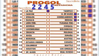 🔴🍀⚽Progol 2245 Análisis y Pronósticos de la Semana📈✅ [upl. by Ridley519]