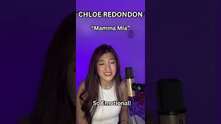 Holding Chloe Redondo  Mamma Mia I Holding her golden voice [upl. by Orville]