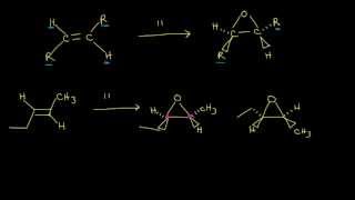 Preparation of epoxides Stereochemistry  Organic chemistry  Khan Academy [upl. by Ellertal]