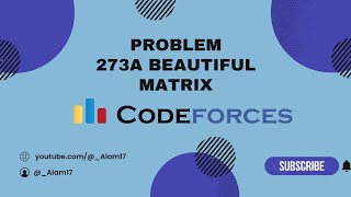 Beautiful Matrix Codeforces Solution  Competitive Programming Tutorial amp Java Implementation [upl. by Anitsuga]