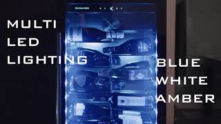 Dunavox Wine Coolers  Multi LED Lighting [upl. by Roderick]