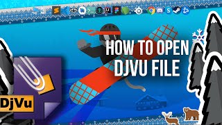 How to open DJVU file on Windows 10  DJVU Reader WinDjView [upl. by Kurtzig]