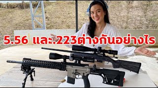 ทดสอบปืนขนาด 556 และ 223 แตกต่างกันอย่างไร556 VS 223 [upl. by Enyar]