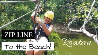 Roatan Ziplining at Gumbalimba Park  Things To Do In Roatan Honduras [upl. by Ardisj]