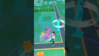 Catch Nidoking big Cp in Pokémon Go pokemon rare gameplay [upl. by Anilehcim]