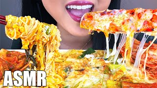 ASMR CHEESY KING CRAB FIRE NOODLES  ASMR Phan [upl. by Ardekan]