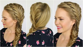 Waterfall and Fishtail French Braids [upl. by Newfeld834]