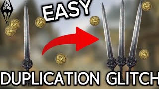 SKYRIM EASY DUPLICATION GLITCH [upl. by Nevlin]