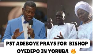 🥺 DADDY ADEBOYE PRAYS FOR BISHOP OYEDEPO amp HIS FAMILY IN YORUBA  HIS 70TH BIRTHDAY SERVICE [upl. by Ettennil]