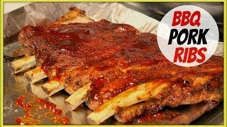 BBQ Pork Ribs in Oven Recipe [upl. by Opalina]