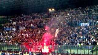 Milan  Napoli 12 Ultras Napoli in trasferta a San Siro [upl. by Keiryt]