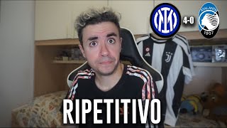 NON LO RIDICO NON LO RIPETO NON HO MAI CAMBIATO IDEA SU DI LORO Inter Atalanta 40 [upl. by Nolahs50]