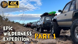 Epic Wilderness Expedition  110 Scale RC Crawlers Part 1 in 4K 📺🎧 [upl. by Zebapda]