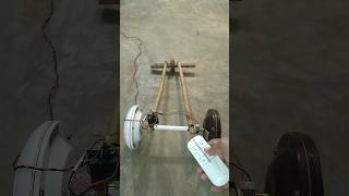 Fan motor change to kids play car remote control experiment motorcontrol motorsystem [upl. by Aihsatan]