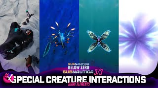 Special Creature Interactions 33  Subnautica amp Below Zero [upl. by Lemal]