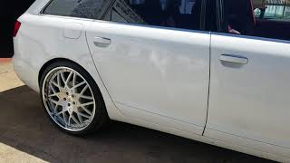 Audi a6 wagon on 22s [upl. by Eitra]