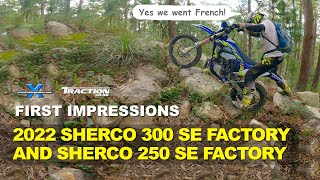 2022 Sherco 300 SE amp 250 SE Factory first impressions ︱Cross Training Enduro [upl. by Benito469]