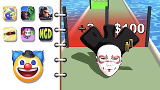 Zombie Maste Love Giants Sniper Clash PvP Bottle On Stairs Mask Evolution 3D  New Games Daily [upl. by Malvie]