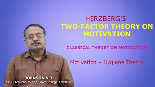 HERZBERGS TWO FACTOR THEORY ON MOTIVATION [upl. by Hselin]