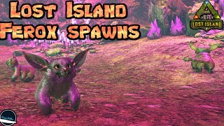 Ferox Spawn Locations Lost Island Ark Survival Evolved [upl. by Aihcrop]